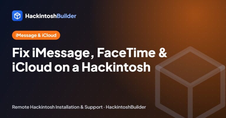 How to Fix iMessage, FaceTime and iCloud on a Hackintosh (iServices Guide)