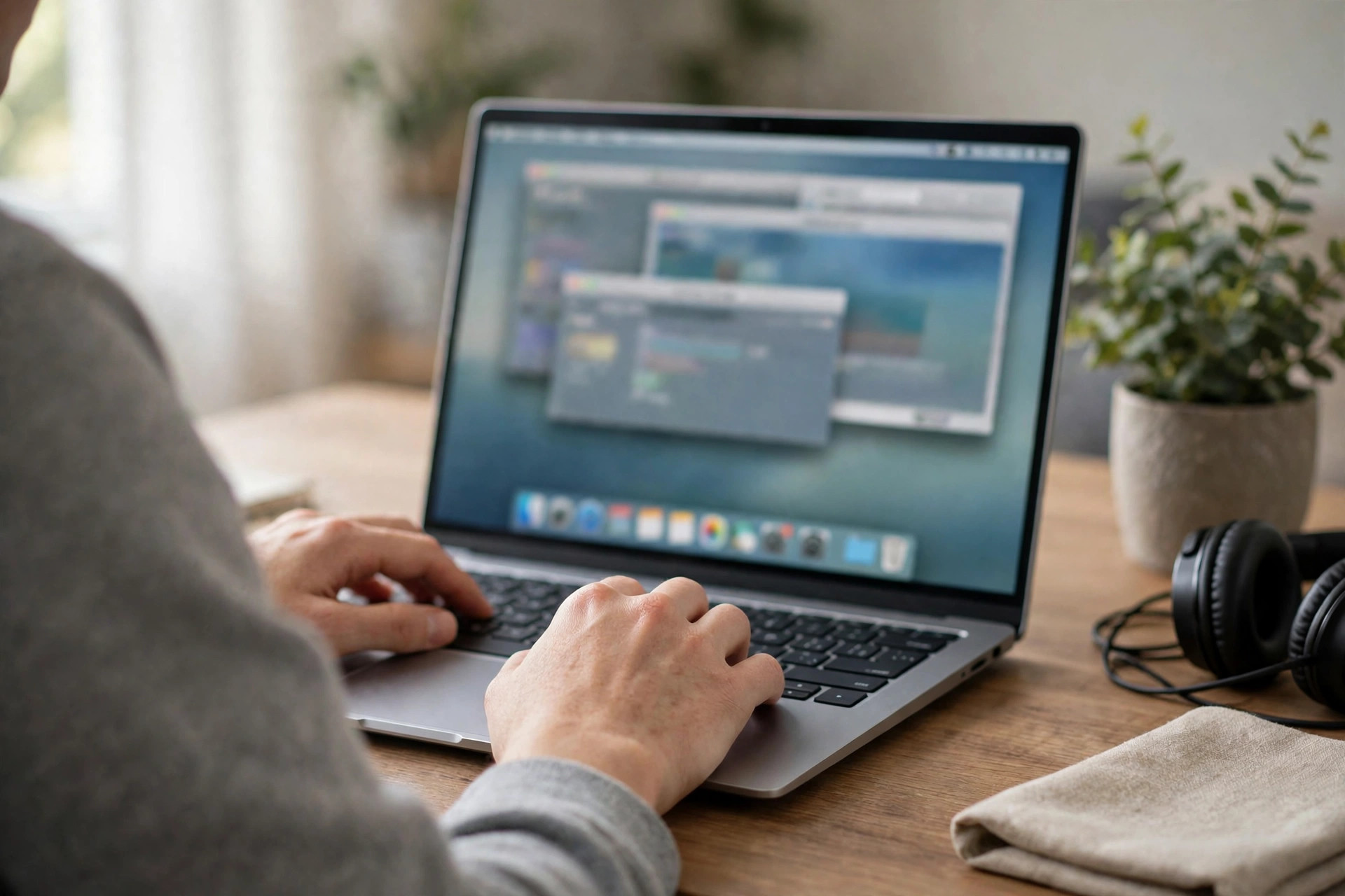 Testing the ARM Hackintosh on a Snapdragon laptop, keyboard and trackpad working
